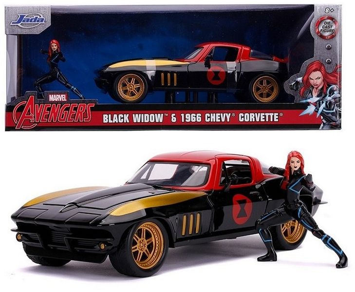 jada marvel avengers corvette 1966 chevy 1:24 zdjęcie 1