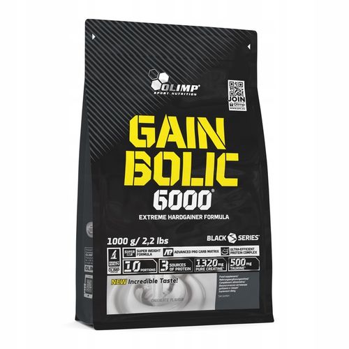 OLIMP GAIN BOLIC 6000 1000g BIAŁKO WPC WĘGLOWODANY WHEY KONCENTRAT na Arena.pl