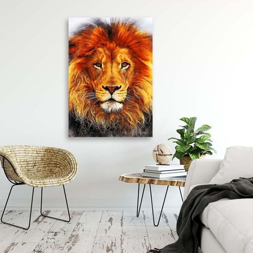 Obraz na płótnie – Canvas, Lew 70x100 na Arena.pl