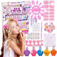 ZESTAW DO PIELĘGNACJI STUDIO SALON PAZNOKCI LAKIER DLA DZIECI DZIEWCZYNKI