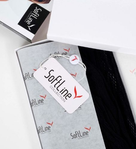 Koronkowe niebiesko - czarne body M na Arena.pl