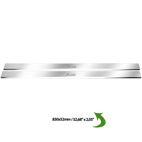 Listwa progowa AUDI A5 B9 Stal nierdzewna 304 połysk 2szt na Arena.pl