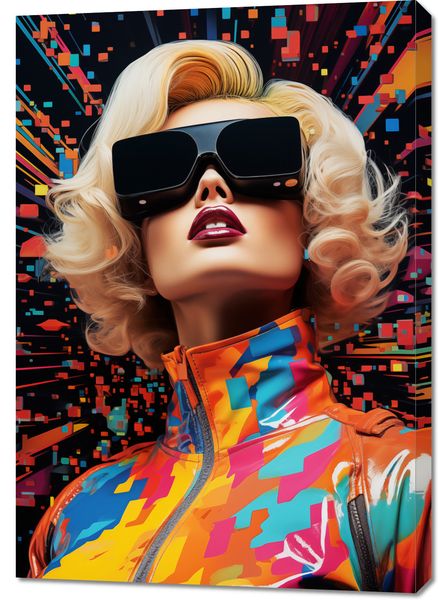 Obraz 70x100cm Retro Futuryzm zdjęcie 1