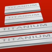 Listwa progowa FORD FOCUS MK2 TITANIUM Stal nierdzewna 304 mat 4szt