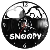 Zegar ścienny z płyty winylowej Snoopy 976.14