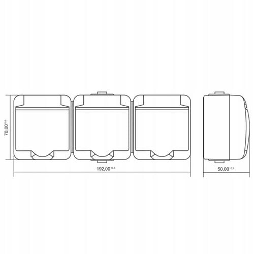 Gniazdo hermetyczne GHE-3D IP54 N/T Z/U Karlik na Arena.pl