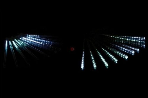 Lampki choinkowe z efektem wodospadu - zimna biel na Arena.pl