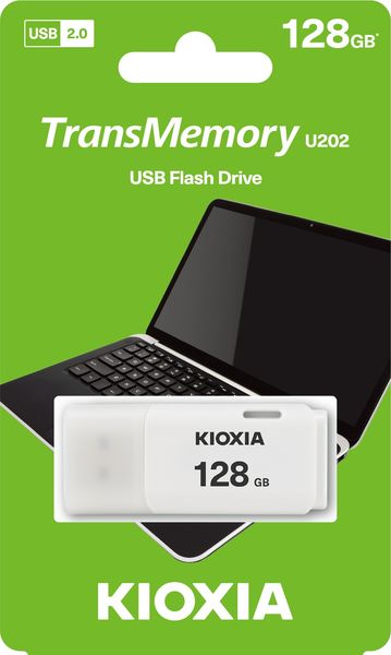 Pendrive KIOXIA TransMemory U202 128GB USB 2.0 White zdjęcie 2