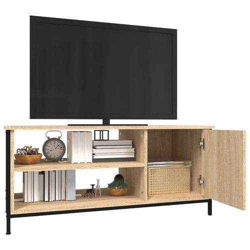 Szafka pod TV, dąb sonoma, 100x40x45 cm materiał drewnopochodny na Arena.pl
