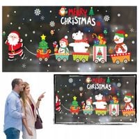 NAKLEJKI SWIATECZNE NA OKNA BOŻE NARODZENIE 45X60