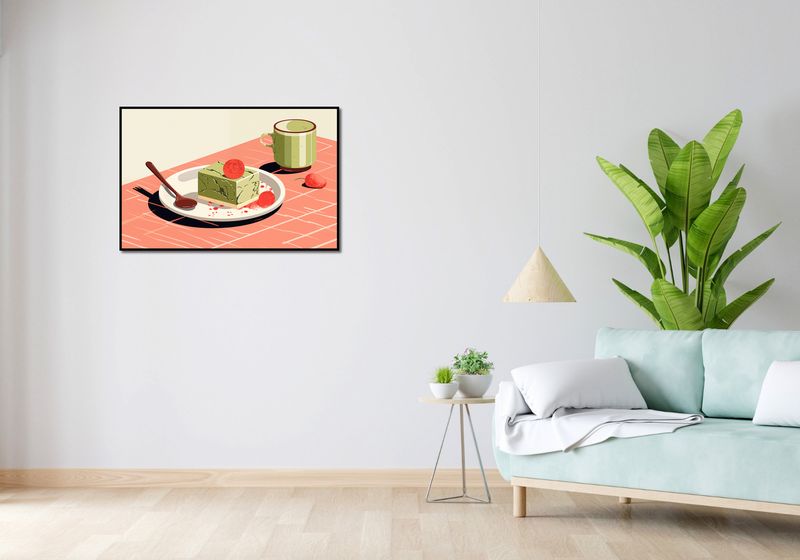 Plakat 91,5x60cm Deser Matcha zdjęcie 4