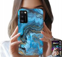 ETUI DO SAMSUNG GALAXY A41 - MARMURKOWE WZORY OBUDOWA CASE + FOLIA