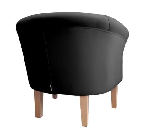 Fotel Milo nogi 20cm buk czarny MG19 na Arena.pl