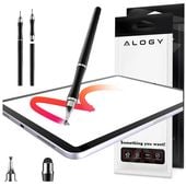 rysik 2w1 alogy pojemnościowy dotykowy do ekranu telefonu tabletu czarny