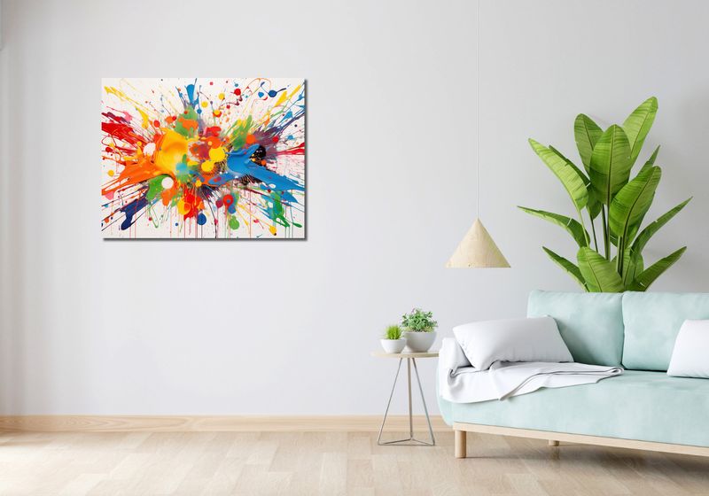 Obraz 90x70cm Eksplozja Kreatywności zdjęcie 2