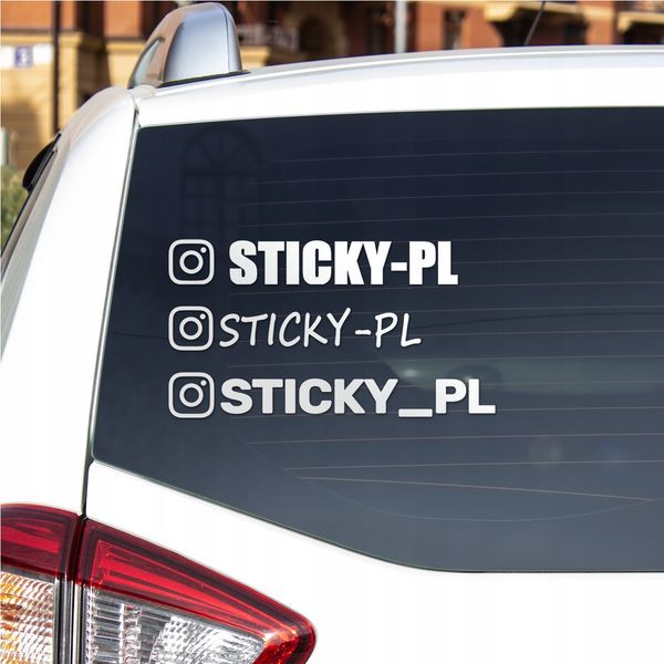 Naklejki NICK INSTAGRAM 15 cm zdjęcie 2