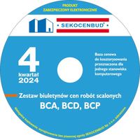 Biuletyny Scalone Sekocenbud BCA, BCD, BCP CD 4 kw 2024 CD