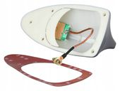 Antena radiowa rekin ze wzmacniaczem przyklejana