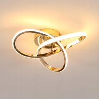 LAMPA SUFITOWA WISZĄCA ZYRANDOL LED ZŁOTY NOWOCZESNY DO KUCHNI 30W 3000K