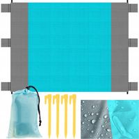 Mata Koc Piknikowy Plażowy Wodoodporny Piknik 208 x 242 cm XXL Etui