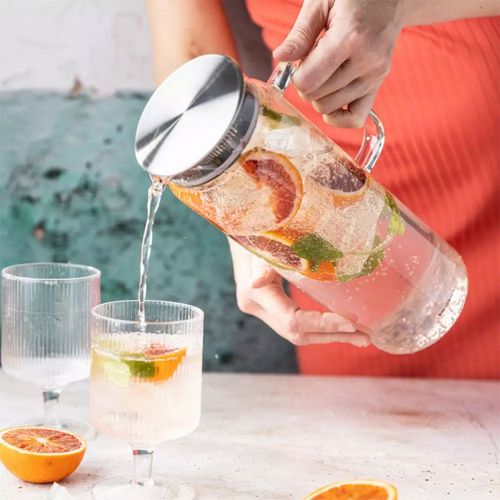 dzbanek szklany do wody napojów 1l klausberg kb-7686 na Arena.pl