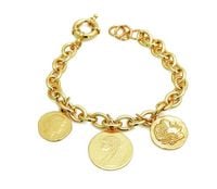 bransoletka z monetkami