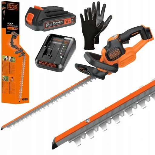 Nożyce akum. do żywopłotu 18V 2.0Ah Black & Decker zdjęcie 1