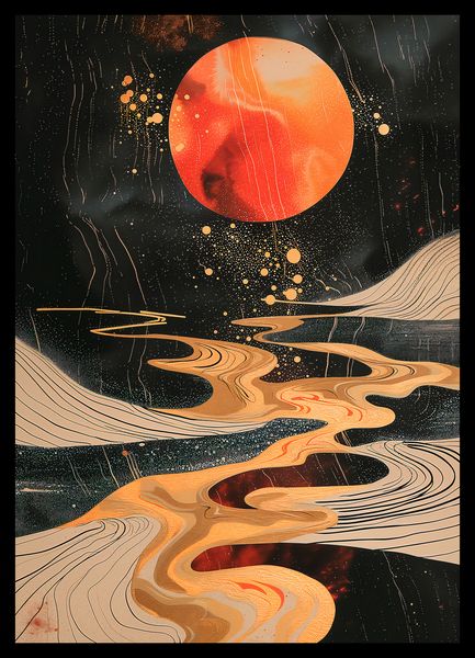 Plakat 29,7x42cm Planetarny Taniec zdjęcie 2