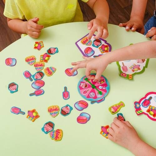 Gra Edukacyjna Słodkie Smakołyki Dla Dzieci Koło Fortuny Rk1280-02 na Arena.pl