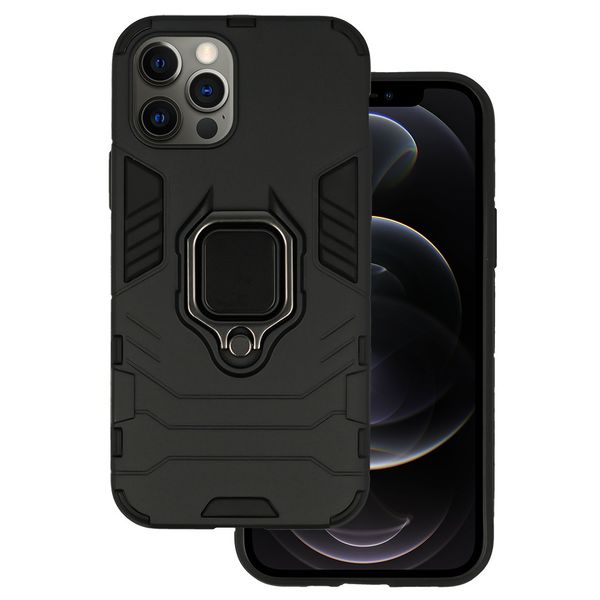 Ring Armor Case do Iphone 12 Pro Max Czarny zdjęcie 1