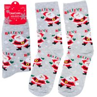 BAWEŁNIANE SKARPETKI ŚWIĄTECZNE WZORY SKARPETY ŚWIĘTA NA MIKOŁAJKI