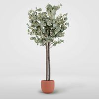 Drzewo Home ESPRIT Poliester Drewno Cement Eukaliptus 90 x 90 x 180 cm