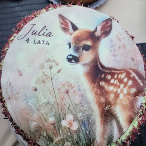 WYDRUK CUKROWY MASA CUKROWA Z TWOIM ZDJĘCIEM GRAFIKĄ A4 NA TORT + TEKST na Arena.pl