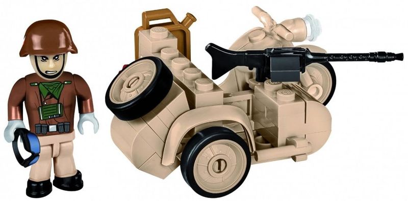 Cobi Klocki WW2 (kolekcja historyczna) BMW R75 Sahara -motocykl z