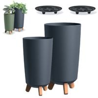 2x Doniczka okrągła na nóżkach GRACIA DGTL200 + DGTL240