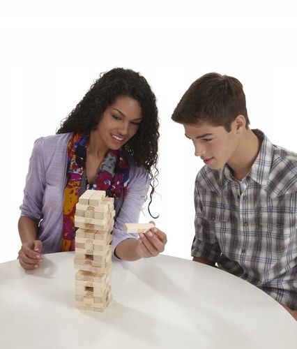 Gra zręcznościowa Jenga Classic Hasbro A2120 na Arena.pl