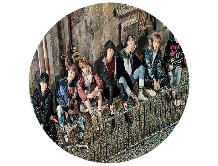 Opłatek na tort BTS zdjęcie 1