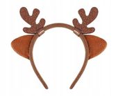 Opaska renifera z uszami brązowa | NW-ORUB