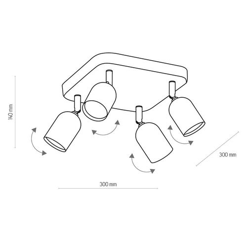 lampa sufitowa top 3307 tk lighting na Arena.pl