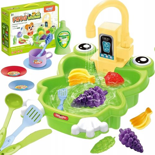 ZLEWOZMYWAK ZLEW DLA DZIECI KUCHNIA Z WODĄ INTERAKTYWNY KRAN PRAWDZIWA WODA na Arena.pl