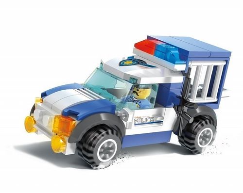 Klocki MYPOLICE 86 elementów 2w1 na Arena.pl