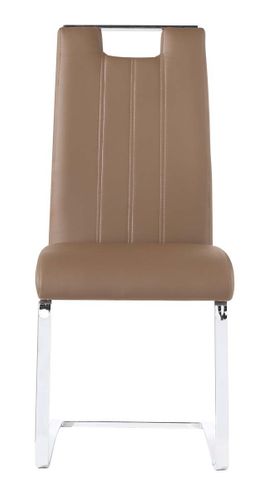 Krzesło dc-245 cappuccino/chrom na Arena.pl