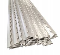 Listwa AIRLINE półokrągła 40 mm 2x 1500 mm aluminium ANODA