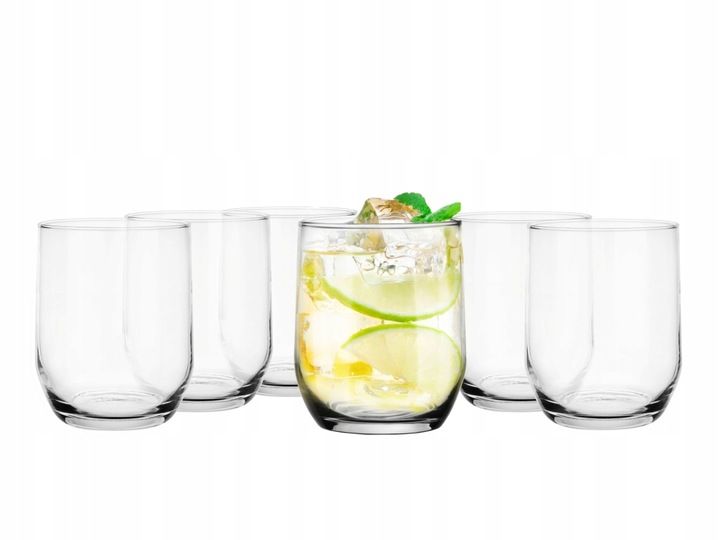 6x SZKLANKA DO DRINKÓW SOKÓW WODY 280ml zdjęcie 1