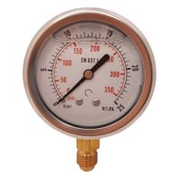 manometr przyłącze od dołu (0 - 25 bar) 63 mm
