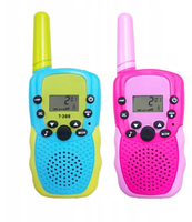 ZESTAW 2x WALKIE TALKIE DLA DZIECI KRÓTKOFALÓWKI DUŻY ZASIĘG ŁOKI TOKI 2SZT