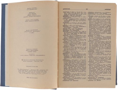 A.Bzdęga J. Chodera S. Kubica Podręczny słownik polsko-niemiecki Tom I i II na Arena.pl