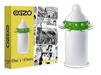 Egzo Bee's Knees Wypustki Prezerwatywa Stymulacja Potęgująca 1szt