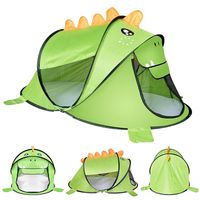namiot samorozkładający dla dzieci domek do domu ogrodu zielony dinozaur