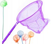 SIATKA Na MOTYLE Owady Ważki RYBY Bambusowa Kijek Kolorowa 115cm 9932